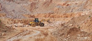 Équipements de concassage à la carrière Ammel