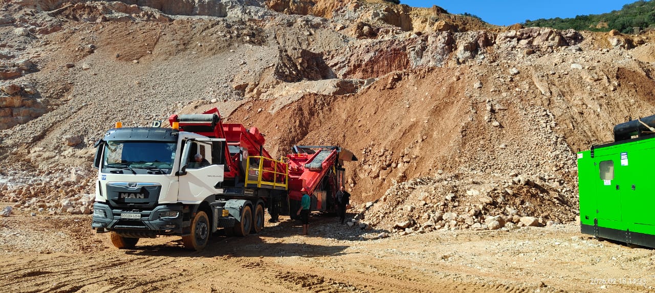 Installation de concassage — Carrière Ammel GTM-SEA