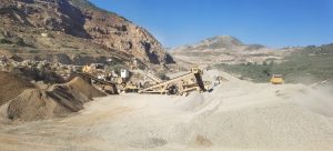 Vue aérienne de la carrière Kherrouba, Boumerdes